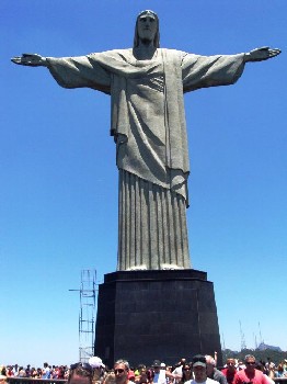 ブラジル リオデジャネイロ コルコバードの キリスト像 メンテナンス実施中 海外旅行現地情報 Otoa 一般社団法人 日本海外ツアーオペレーター協会